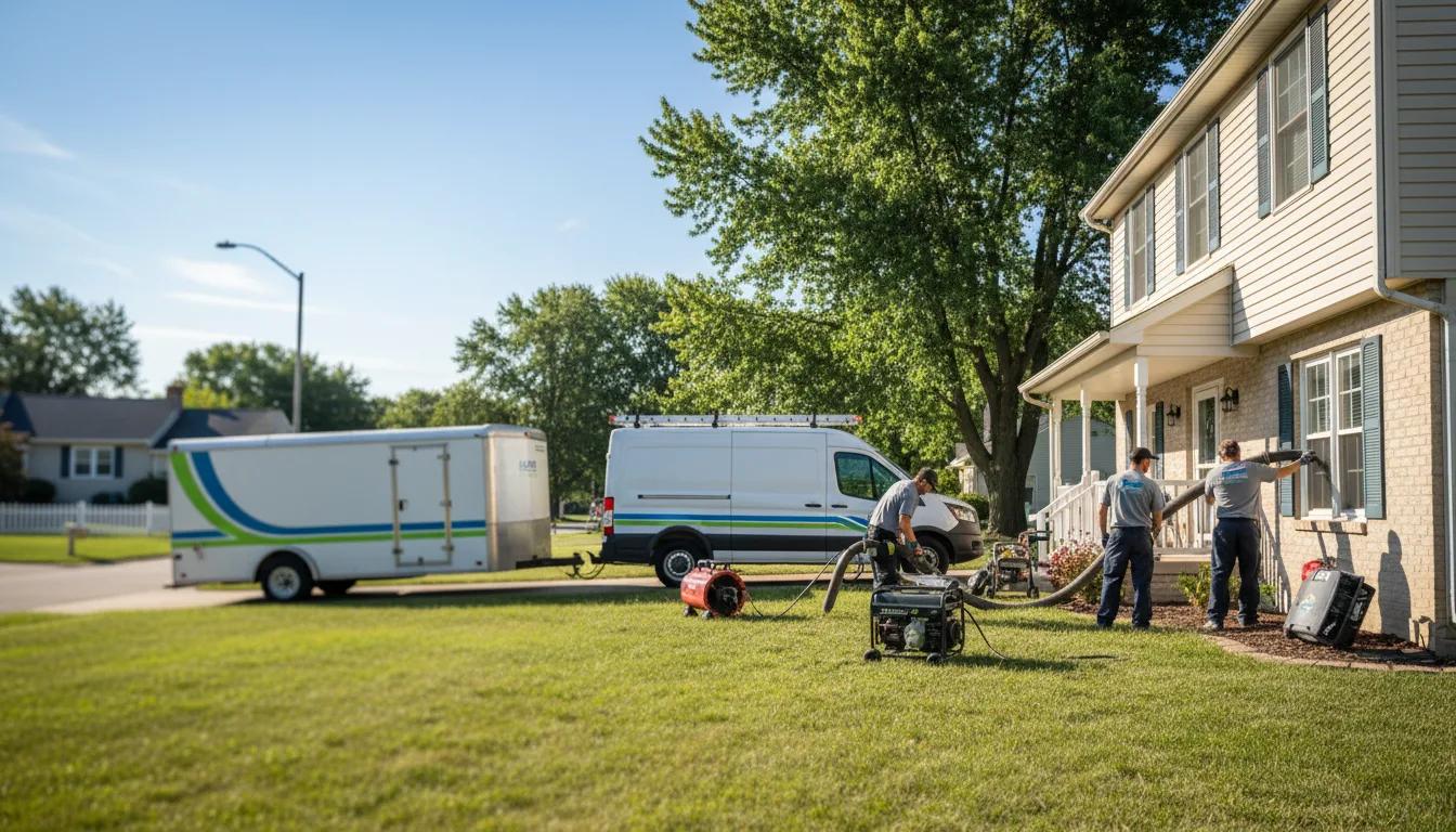 Flooded Basement Restoration And Cleanup With Repair in West Bend, IA near me